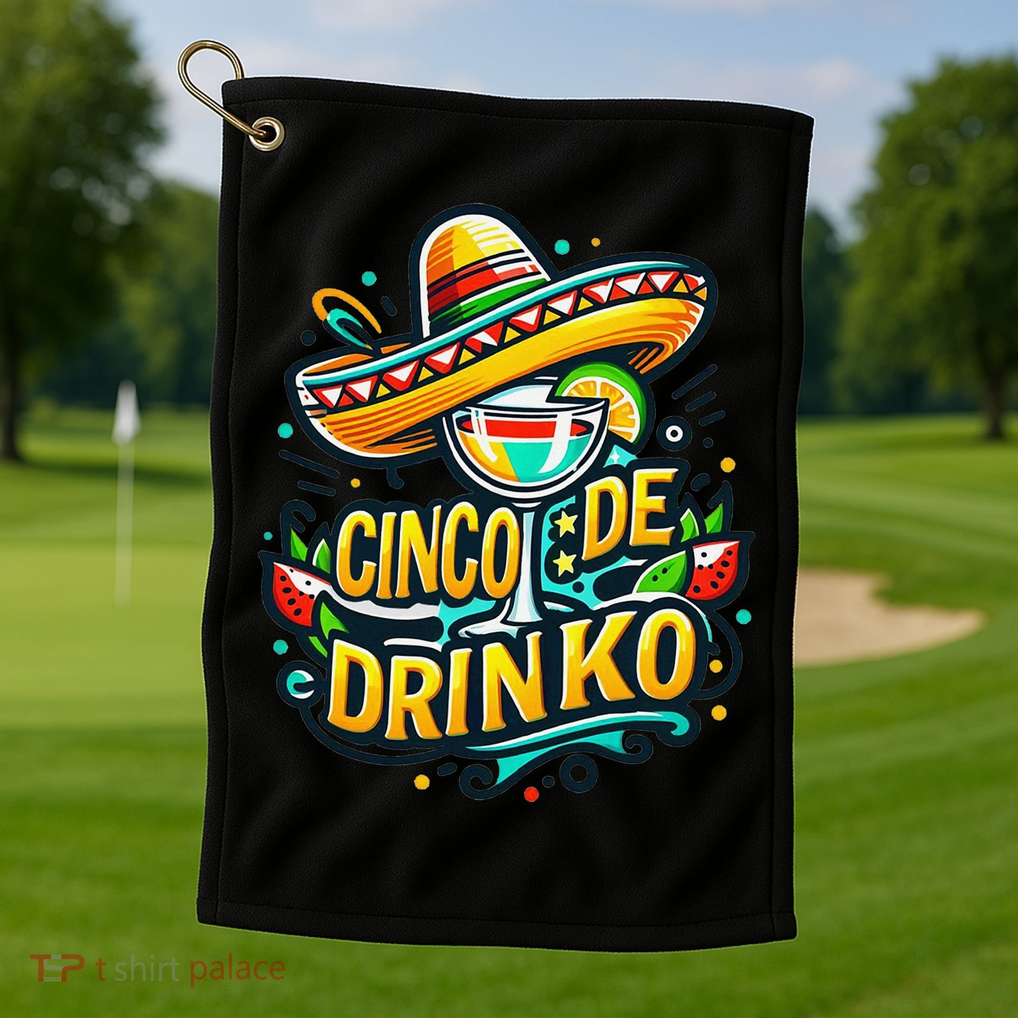 Happy Cinco De Mayo Fiesta Mexican Party 5 De Mayo Women Golf Towel