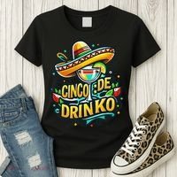 Happy Cinco De Mayo Fiesta Mexican Party 5 De Mayo Women Women's T-Shirt thumb 3