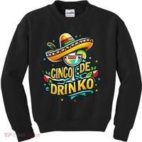 Happy Cinco De Mayo Fiesta Mexican Party 5 De Mayo Women Kids Sweatshirt thumb 0