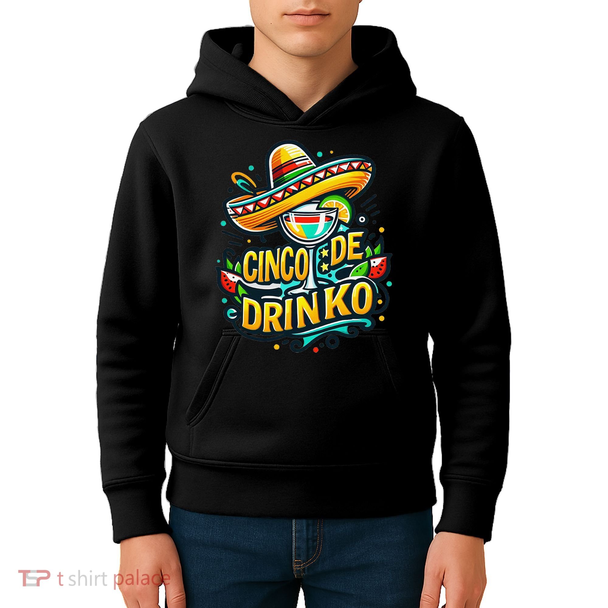Happy Cinco De Mayo Fiesta Mexican Party 5 De Mayo Women Kids Hoodie