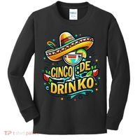 Happy Cinco De Mayo Fiesta Mexican Party 5 De Mayo Women Kids Long Sleeve Shirt thumb 0