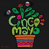 Happy Cinco De Mayo Cactus Button thumb 1