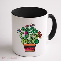 Happy Cinco De Mayo Cactus Coffee Mug thumb 1