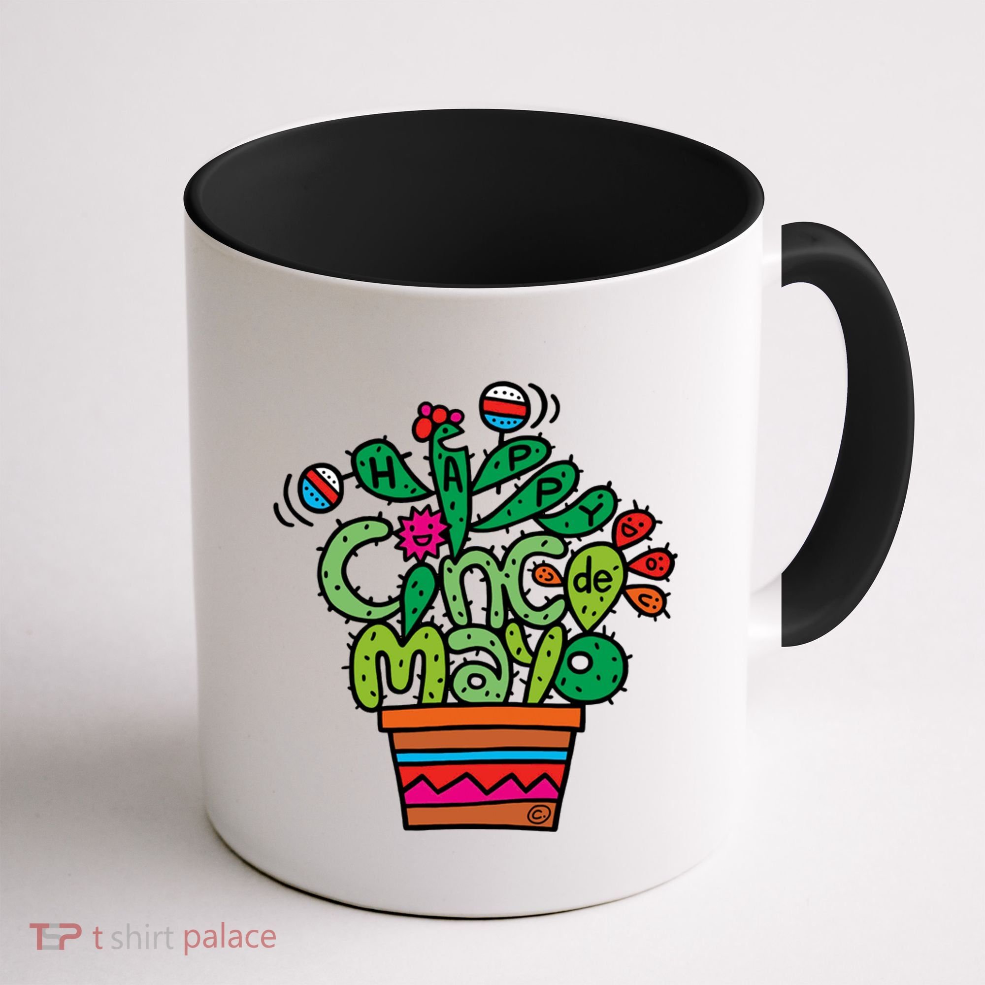 Happy Cinco De Mayo Cactus Coffee Mug