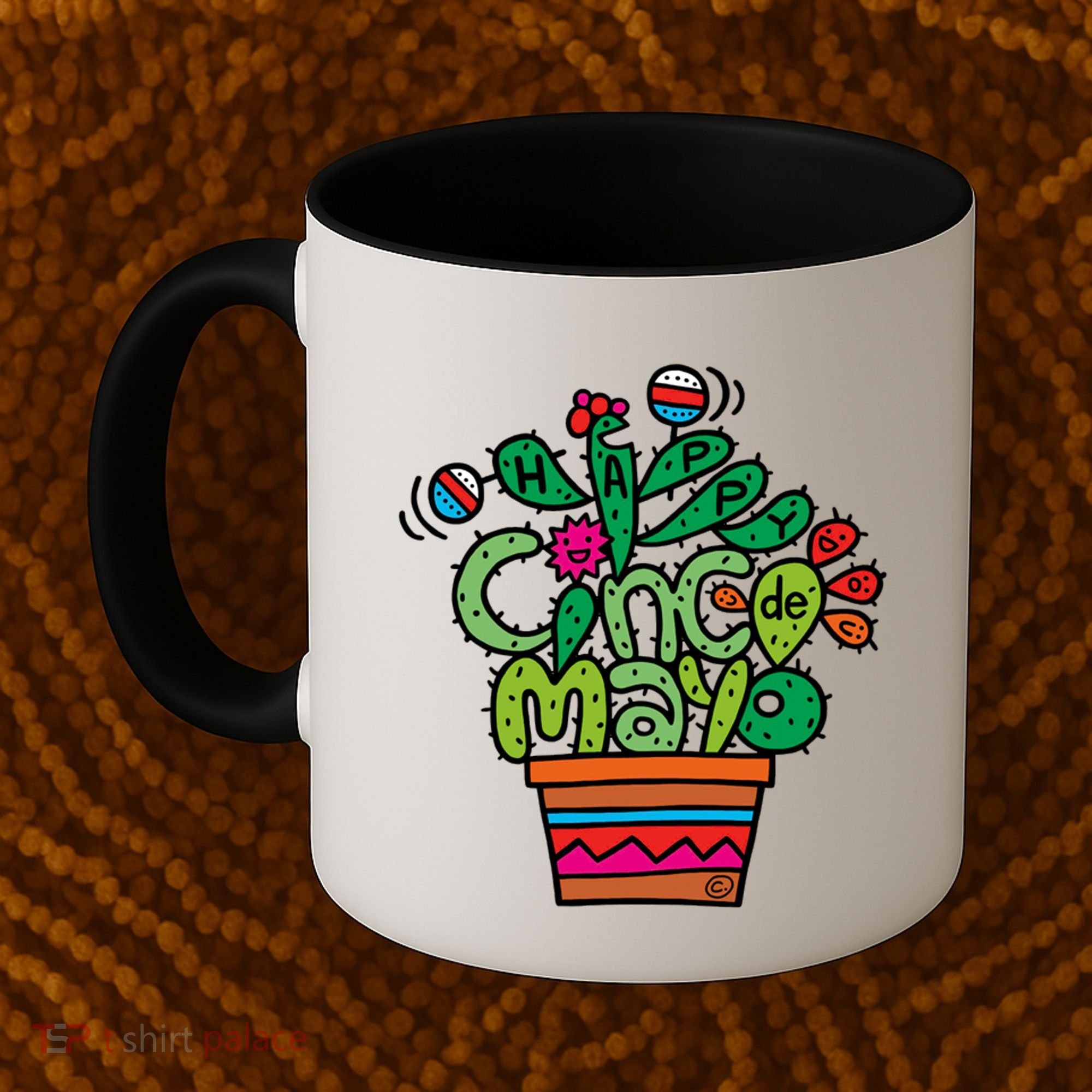 Happy Cinco De Mayo Cactus Coffee Mug