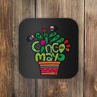 Happy Cinco De Mayo Cactus Coaster thumb 0