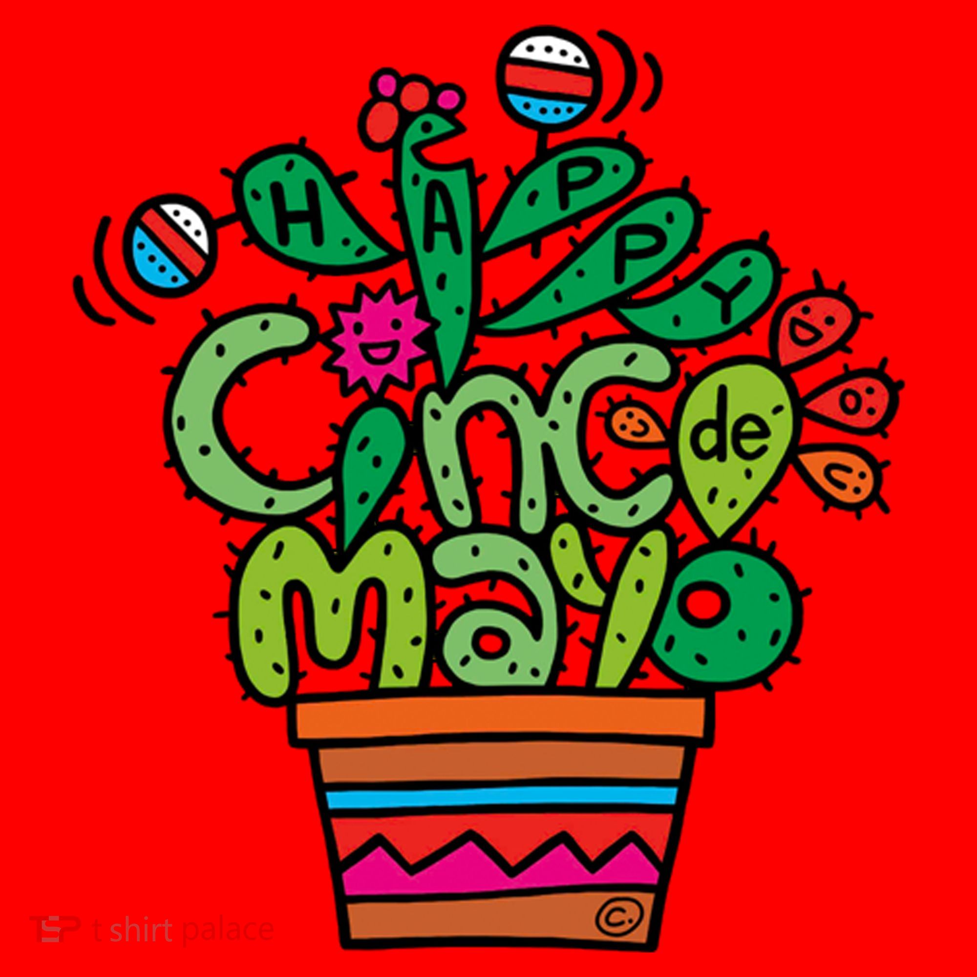 Happy Cinco De Mayo Cactus Santa Hat