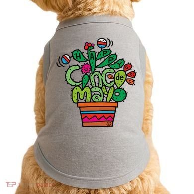 Happy Cinco De Mayo Cactus Doggie Tank