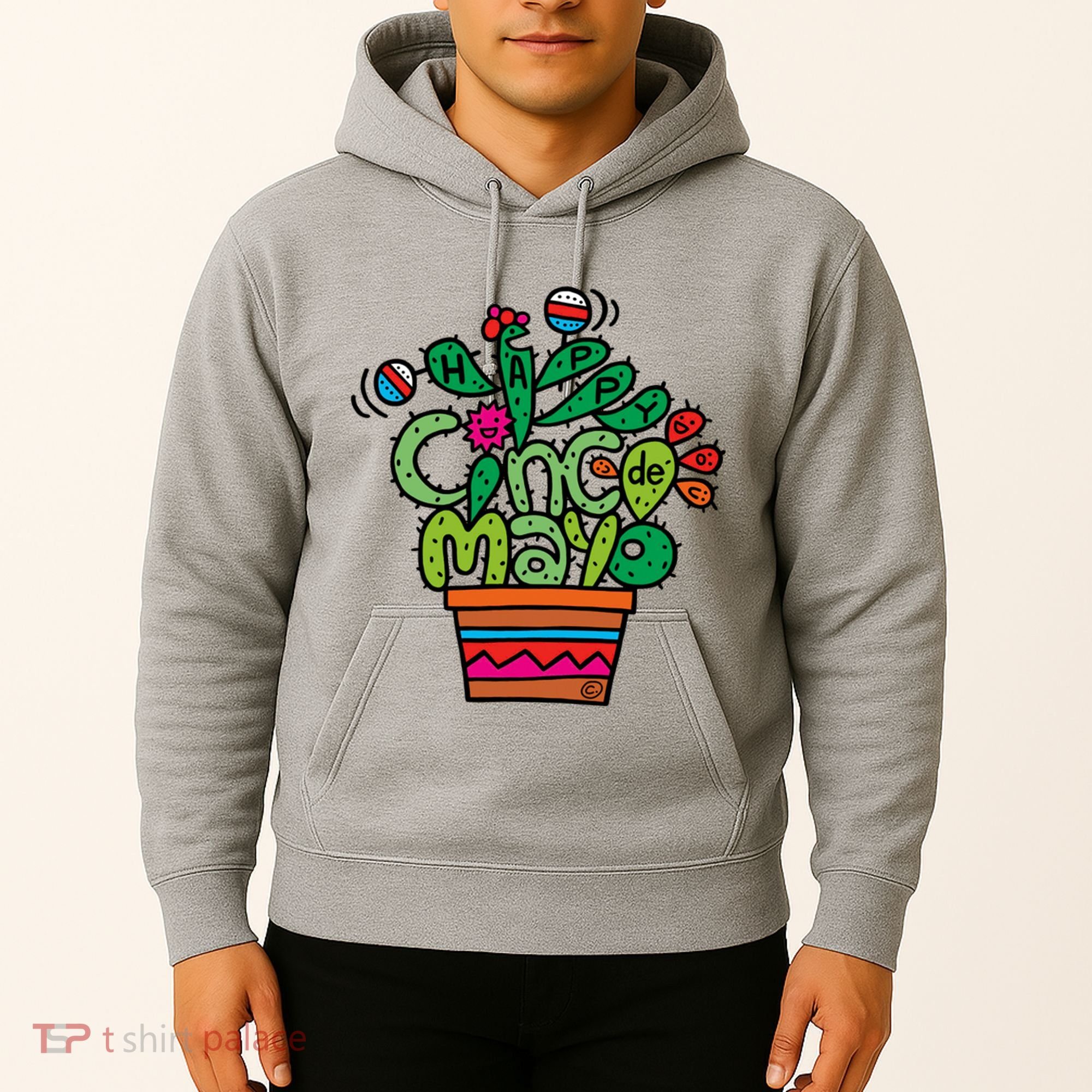 Happy Cinco De Mayo Cactus Hoodie