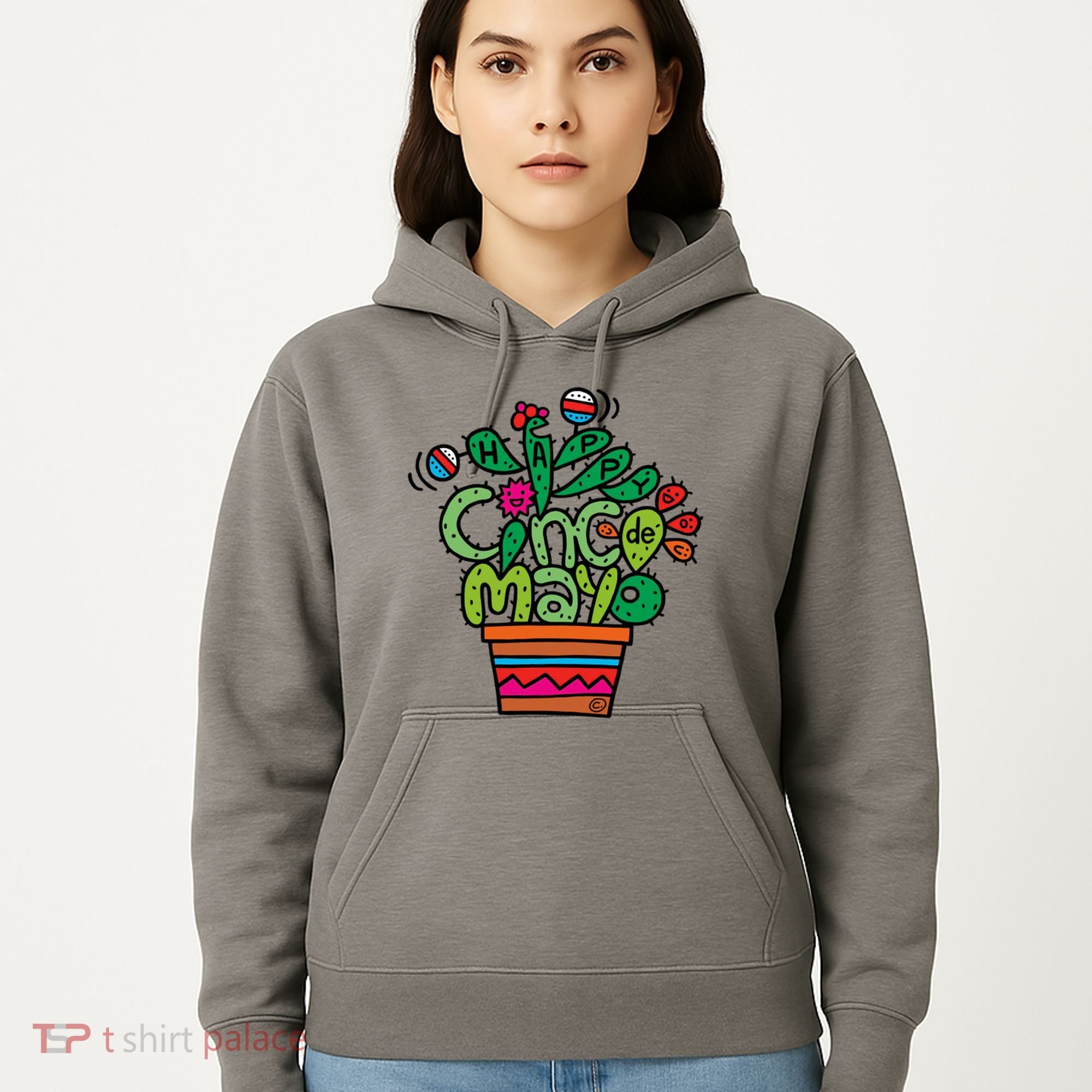 Happy Cinco De Mayo Cactus Hoodie