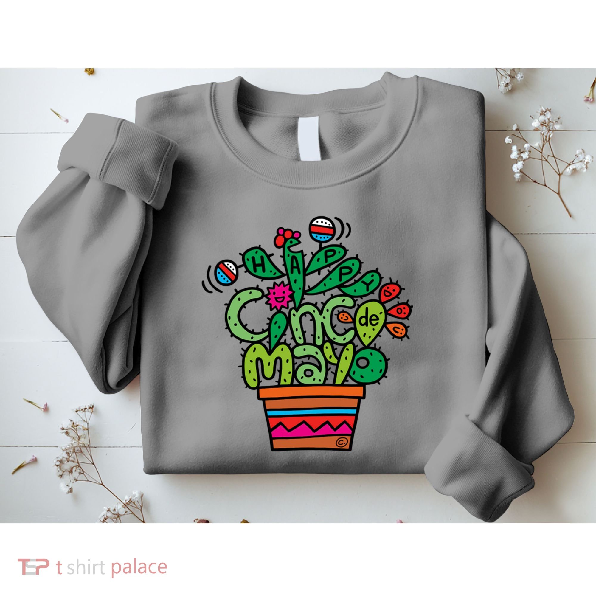 Happy Cinco De Mayo Cactus Sweatshirt