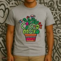 Happy Cinco De Mayo Cactus T-Shirt thumb 3