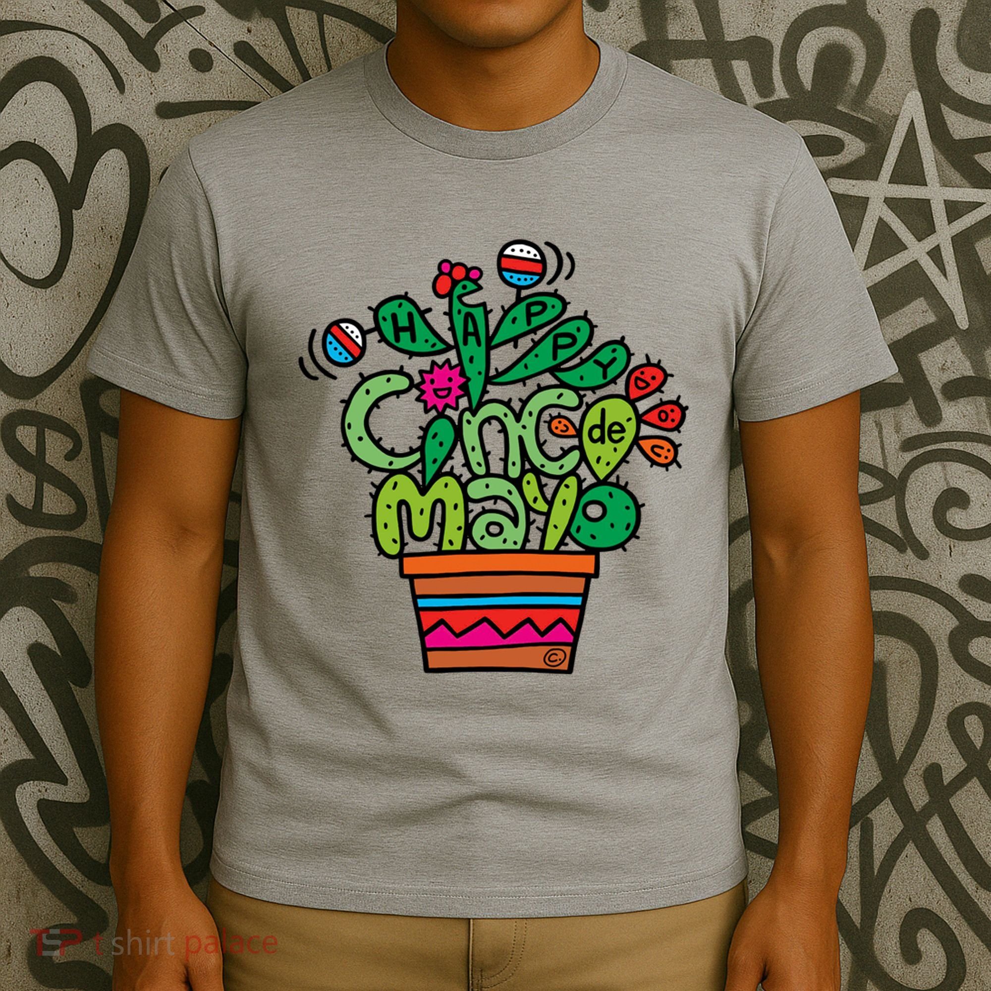Happy Cinco De Mayo Cactus T-Shirt