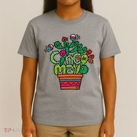 Happy Cinco De Mayo Cactus T-Shirt thumb 4