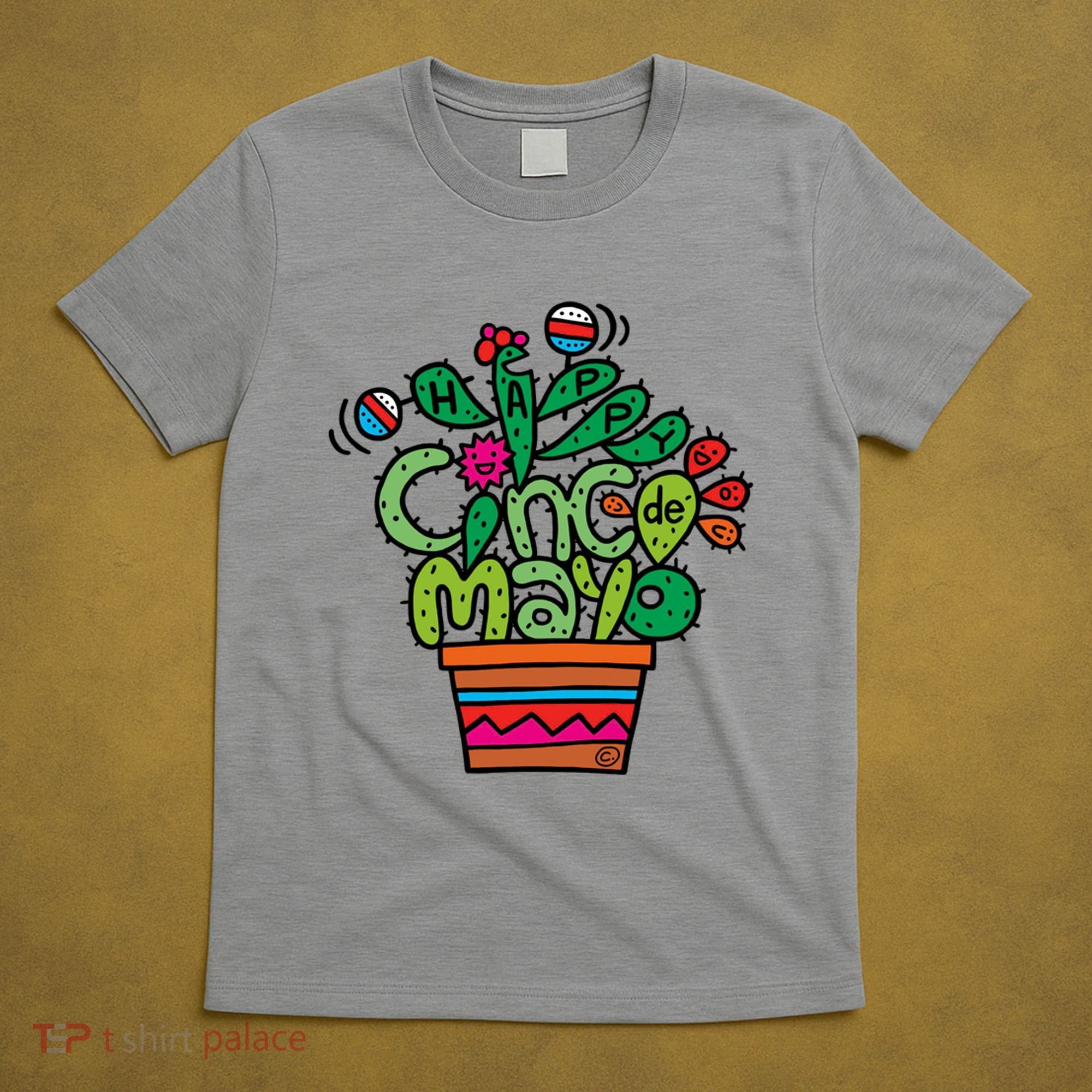 Happy Cinco De Mayo Cactus T-Shirt