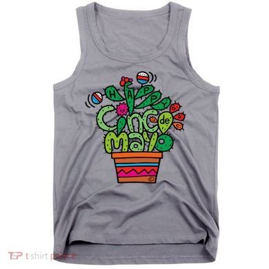 Happy Cinco De Mayo Cactus Tank Top