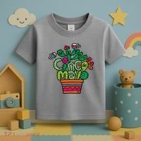 Happy Cinco De Mayo Cactus Toddler T-Shirt thumb 3