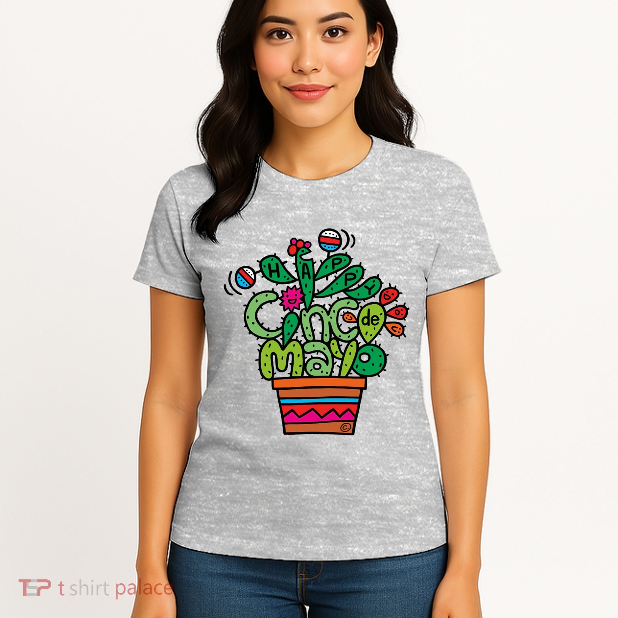 Happy Cinco De Mayo Cactus Women's T-Shirt