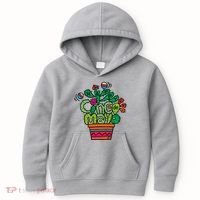 Happy Cinco De Mayo Cactus Kids Hoodie thumb 0