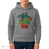 Happy Cinco De Mayo Cactus Kids Hoodie thumb 4