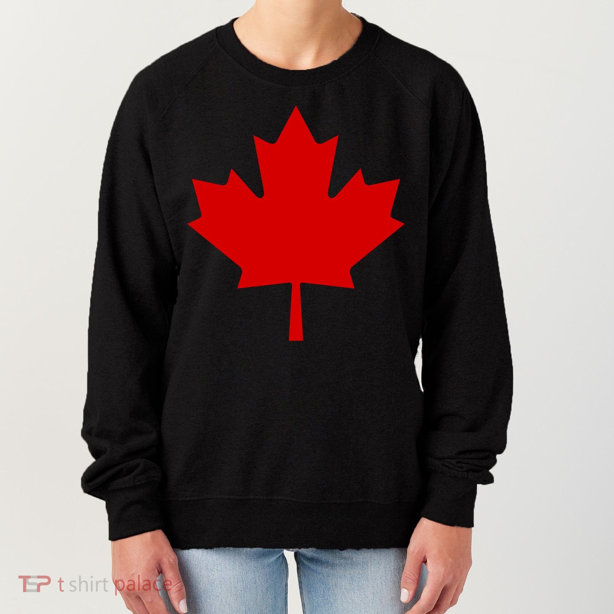 Happy Canada Day Canada Flag Women's Sweatshirt