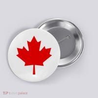 Happy Canada Day Canada Flag Button thumb 0