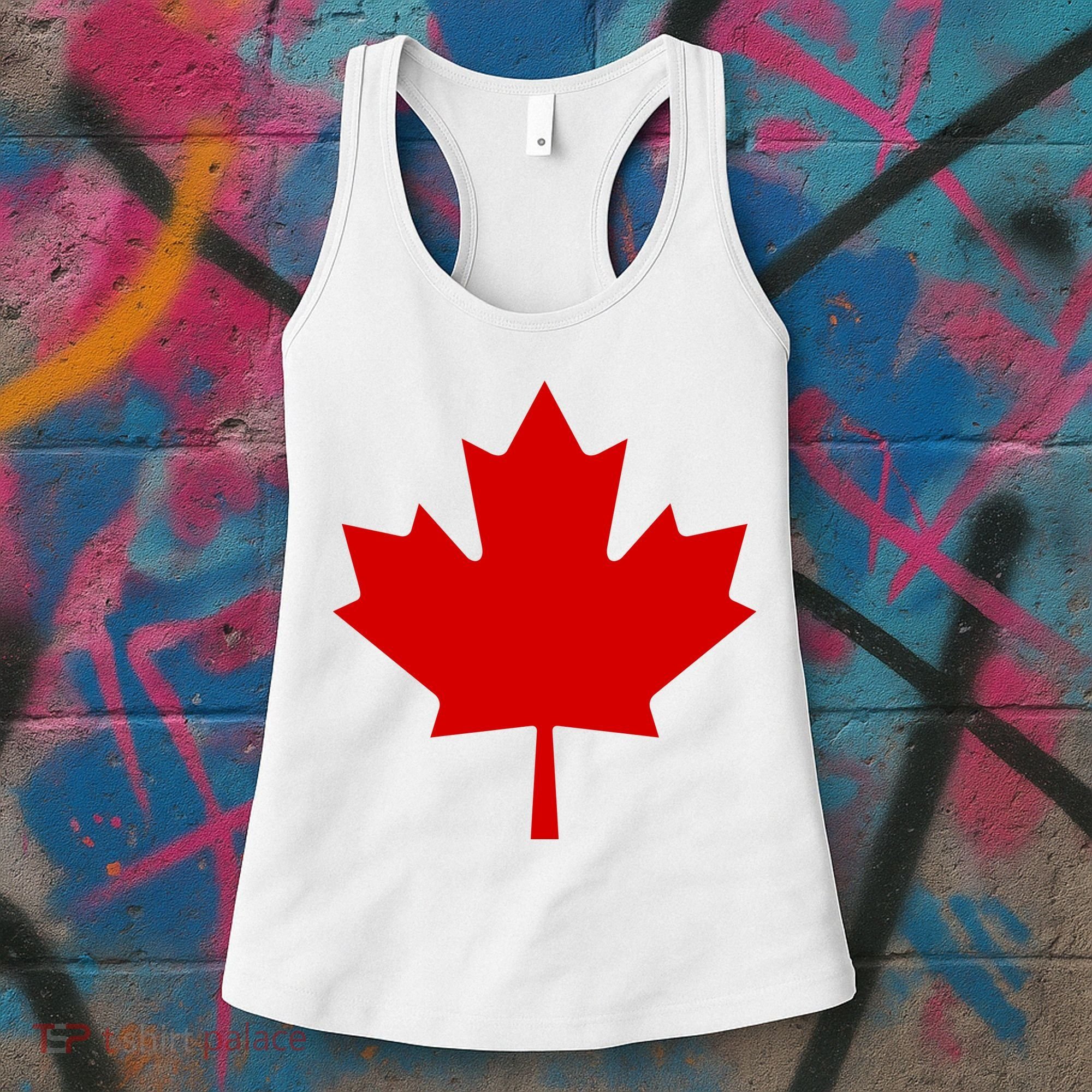 Happy Canada Day Canada Flag Women's Tank Top