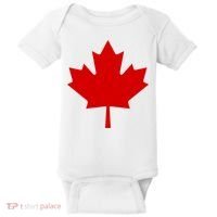 Happy Canada Day Canada Flag Baby Bodysuit thumb 0