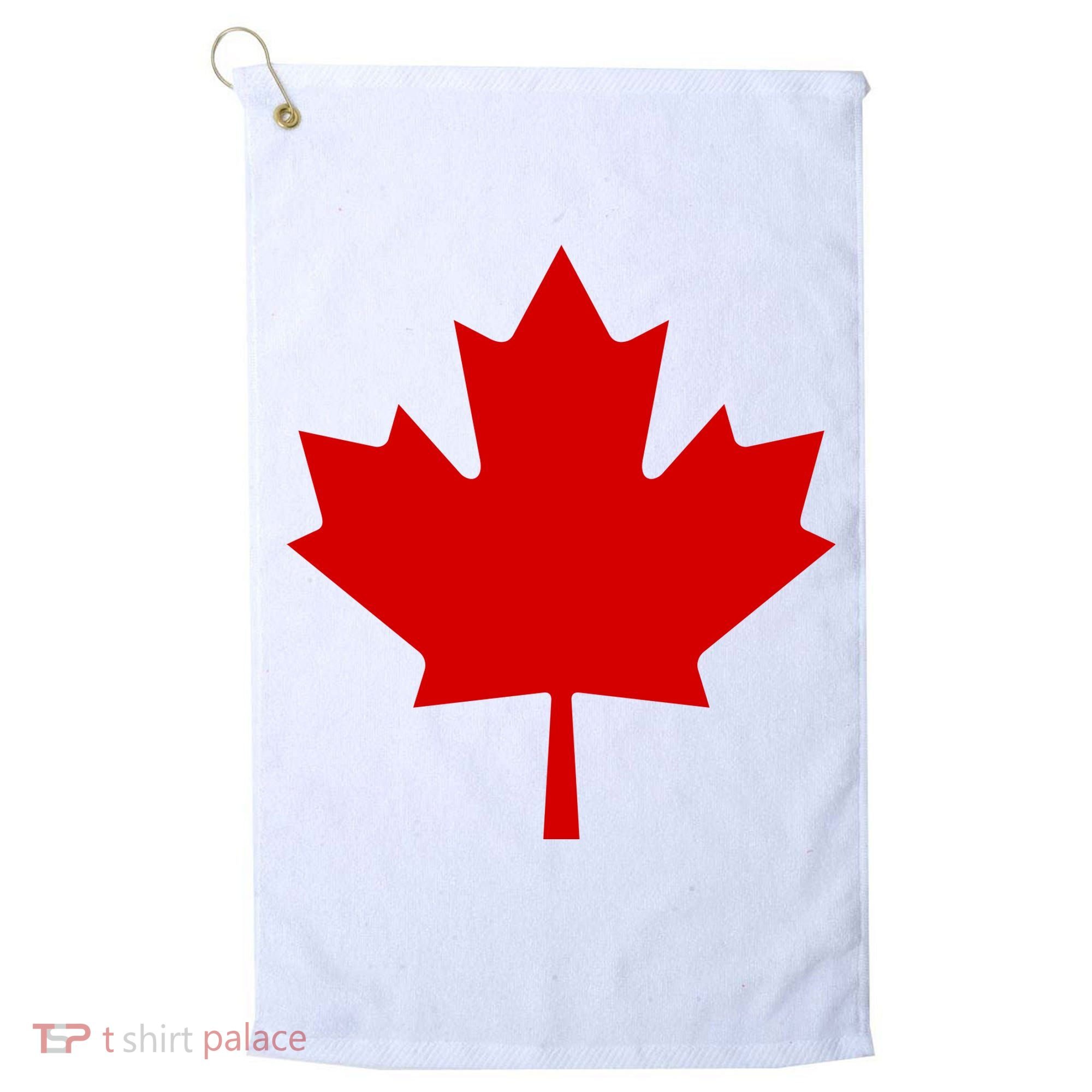 Happy Canada Day Canada Flag Golf Towel