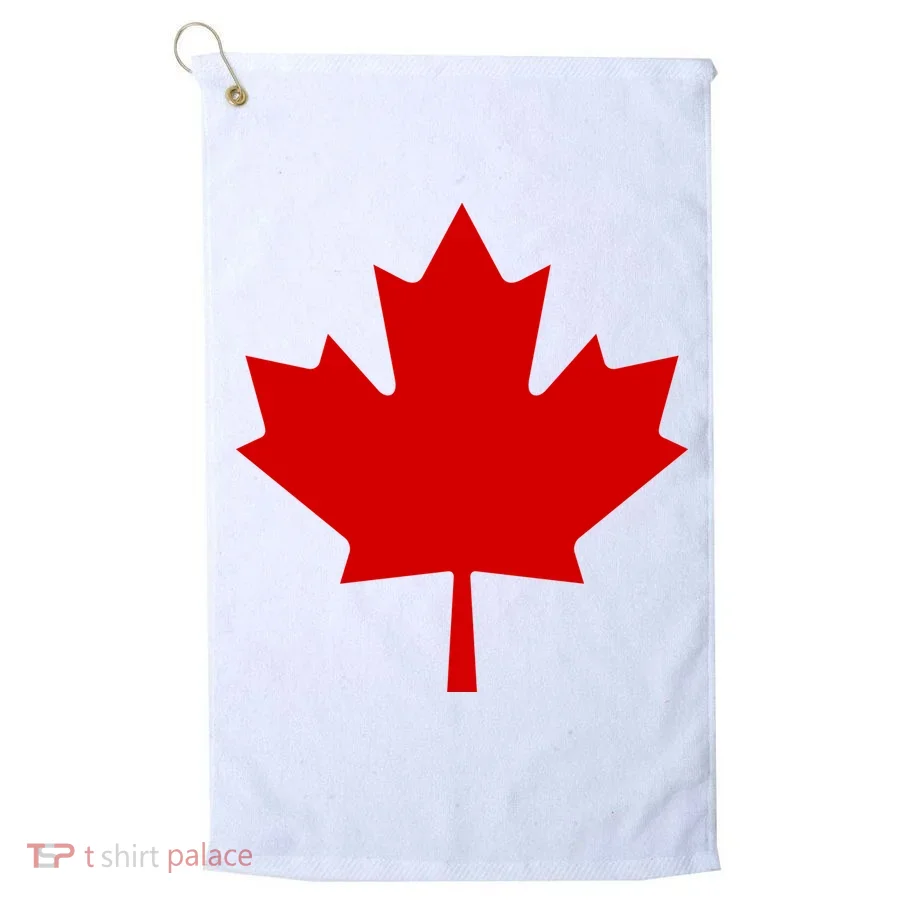 Happy Canada Day Canada Flag Golf Towel