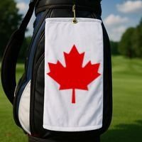 Happy Canada Day Canada Flag Golf Towel thumb 2
