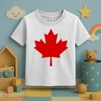 Happy Canada Day Canada Flag Toddler T-Shirt thumb 3