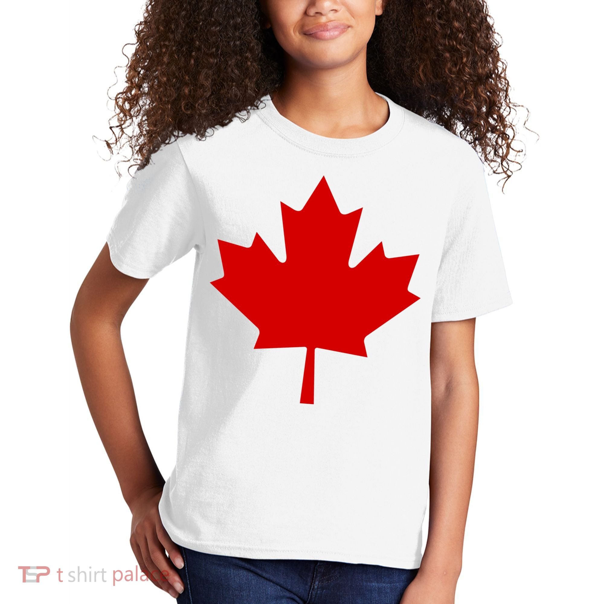 Happy Canada Day Canada Flag Kids T-Shirt
