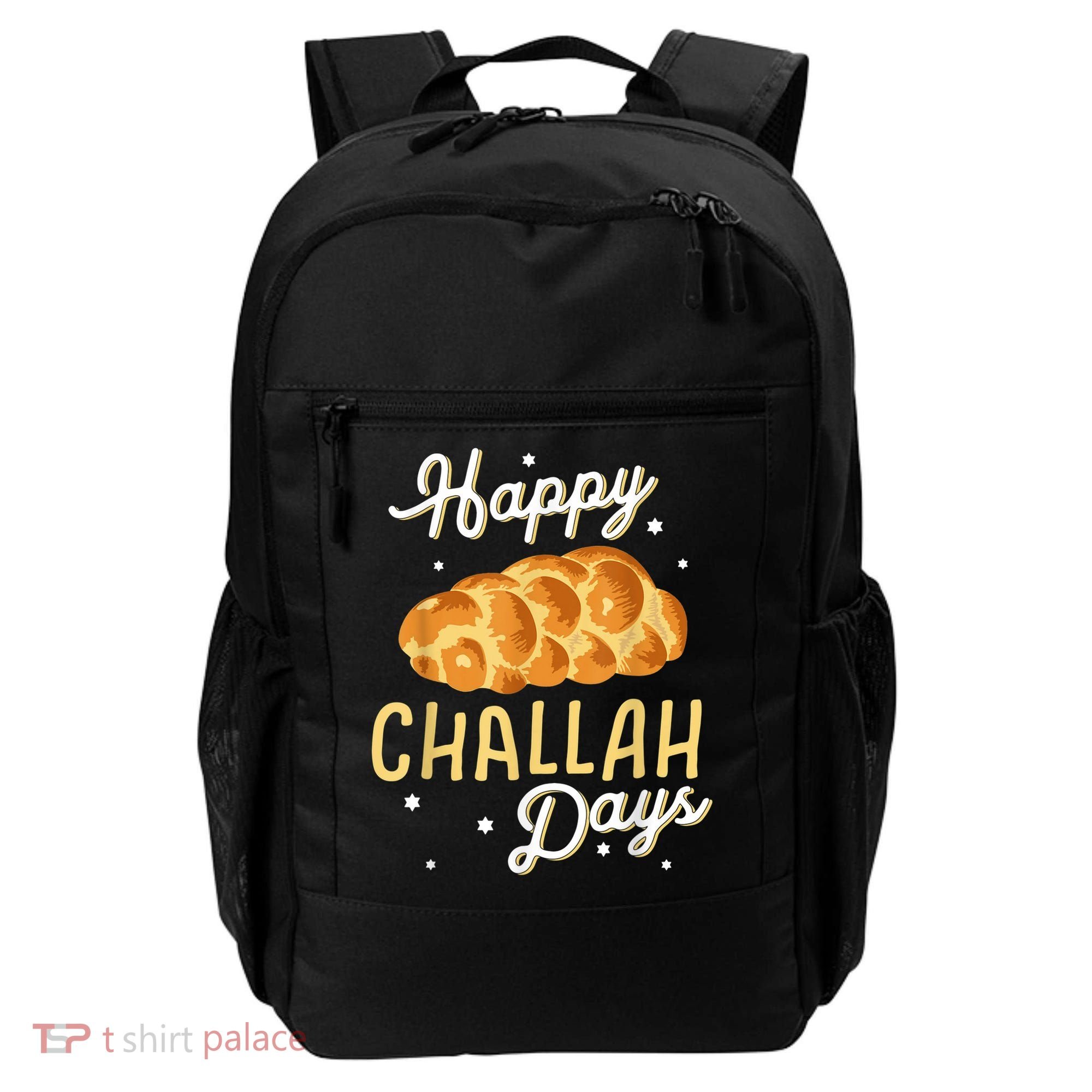 Happy Challah Days Hanukkah Chanukah Funny Jewish Bread Backpack