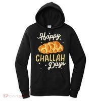 Happy Challah Days Hanukkah Chanukah Funny Jewish Bread Women's Hoodie thumb 0
