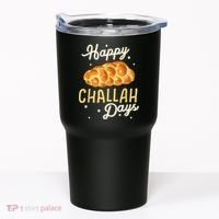 Happy Challah Days Hanukkah Chanukah Funny Jewish Bread Tumbler thumb 0