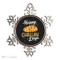 Happy Challah Days Hanukkah Chanukah Funny Jewish Bread Ornament thumb 0