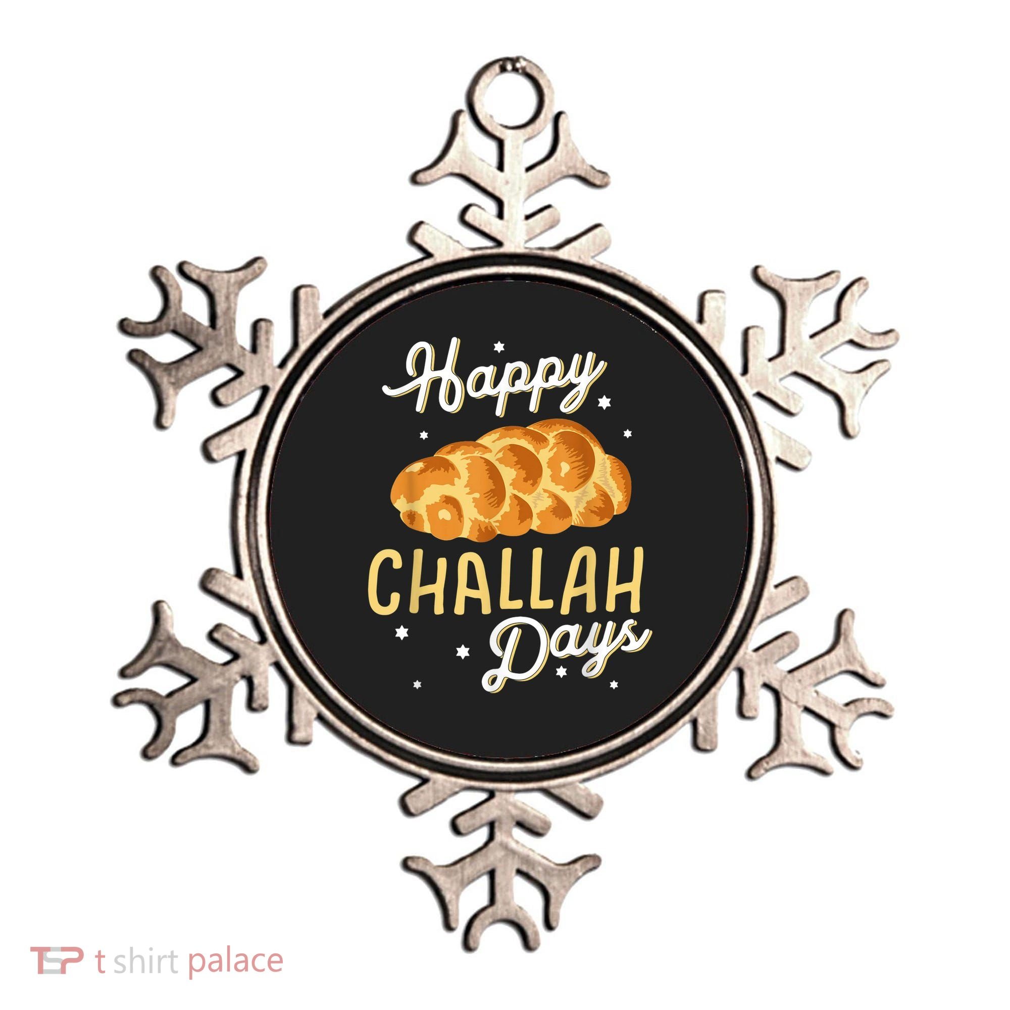 Happy Challah Days Hanukkah Chanukah Funny Jewish Bread Ornament