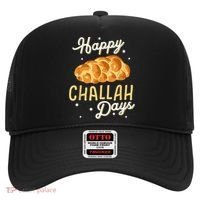 Happy Challah Days Hanukkah Chanukah Funny Jewish Bread Hat thumb 0