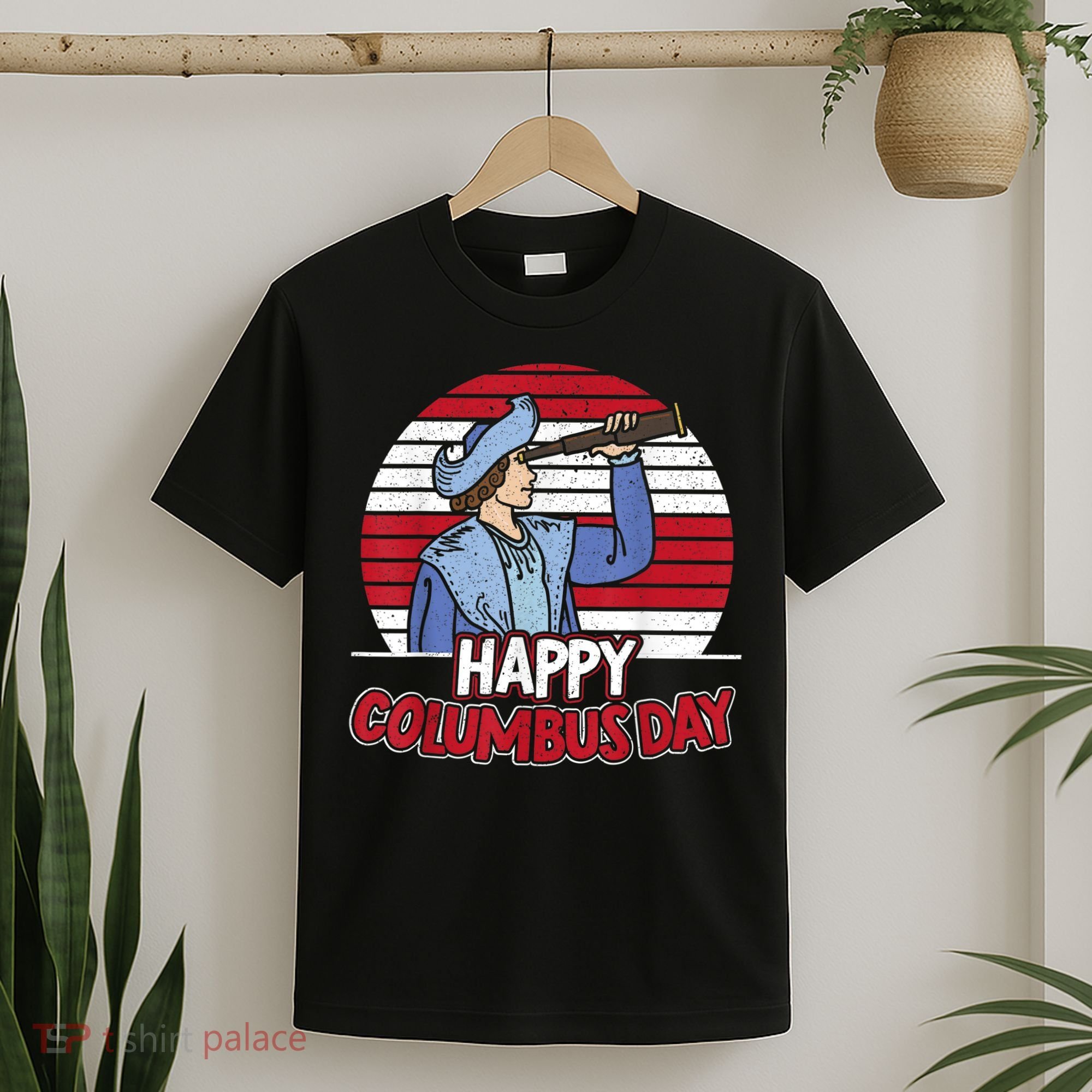 Happy Columbus Day Christopher Columbus Italian Navigator TShirt T-Shirt