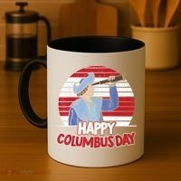 Happy Columbus Day Christopher Columbus Italian Navigator TShirt Coffee Mug thumb 4