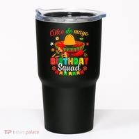 Happy Cinco De Mayo Birthday Squad Mexican Matching Family Tumbler thumb 0
