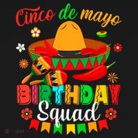Happy Cinco De Mayo Birthday Squad Mexican Matching Family Baby Bodysuit thumb 2