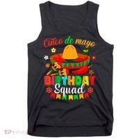 Happy Cinco De Mayo Birthday Squad Mexican Matching Family Tank Top thumb 0