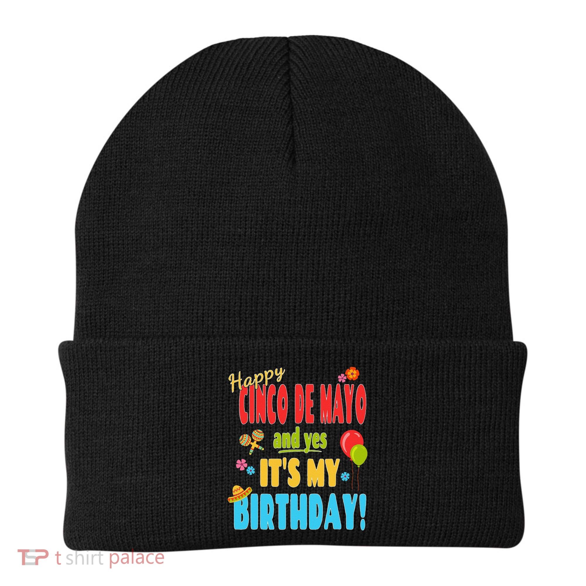 Happy Cinco De Mayo Birthday May 5th Birthday Party Beanie
