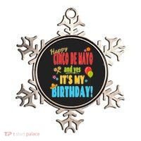 Happy Cinco De Mayo Birthday May 5th Birthday Party Ornament thumb 0