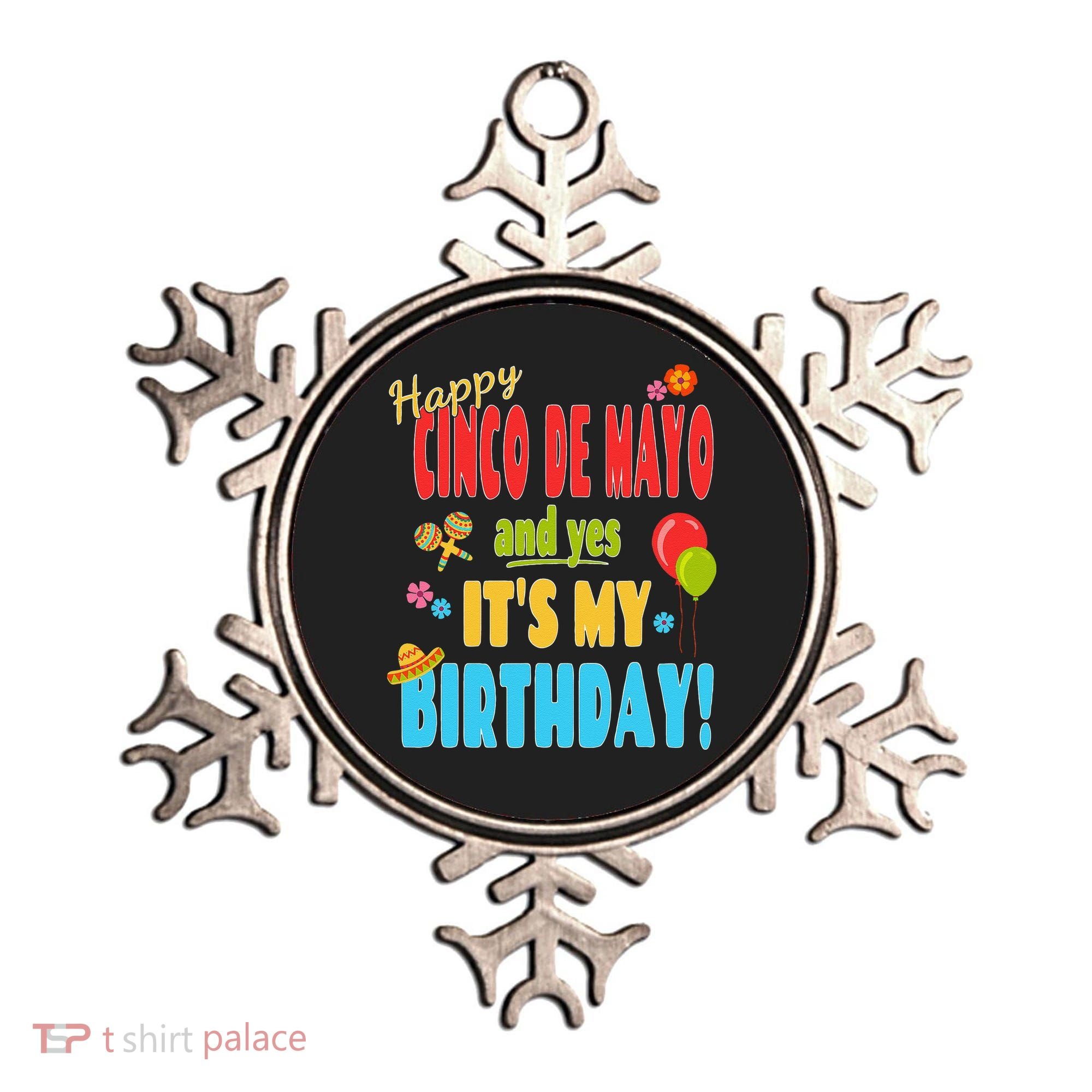 Happy Cinco De Mayo Birthday May 5th Birthday Party Ornament