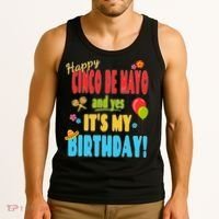 Happy Cinco De Mayo Birthday May 5th Birthday Party Tank Top thumb 3