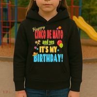 Happy Cinco De Mayo Birthday May 5th Birthday Party Kids Hoodie thumb 3
