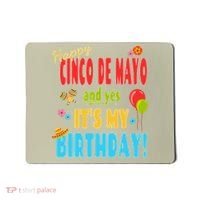 Happy Cinco De Mayo Birthday May 5th Birthday Party Mousepad thumb 0